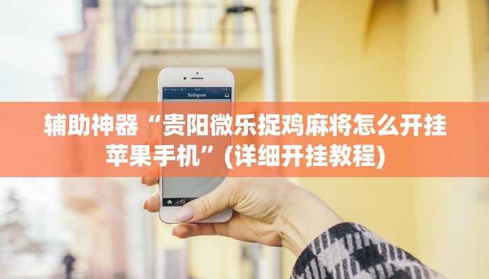 辅助神器“贵阳微乐捉鸡麻将怎么开挂苹果手机”(详细开挂教程)