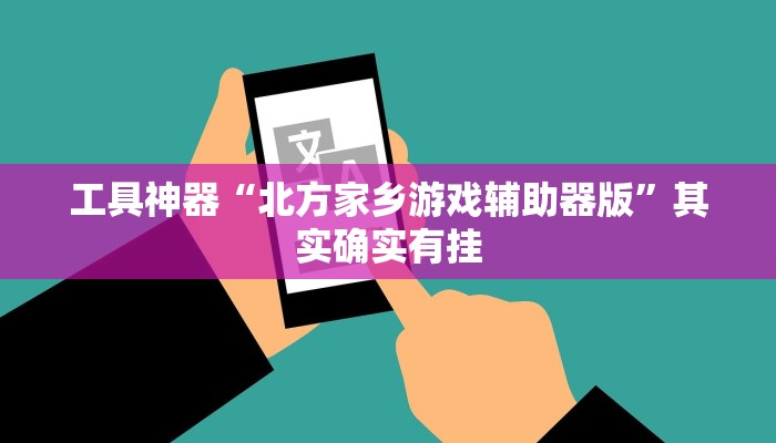工具神器“北方家乡游戏辅助器版”其实确实有挂