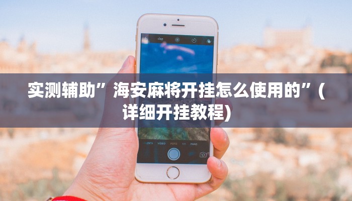 实测辅助”海安麻将开挂怎么使用的”(详细开挂教程)