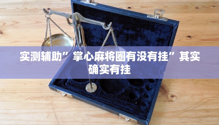 实测辅助”掌心麻将圈有没有挂”其实确实有挂