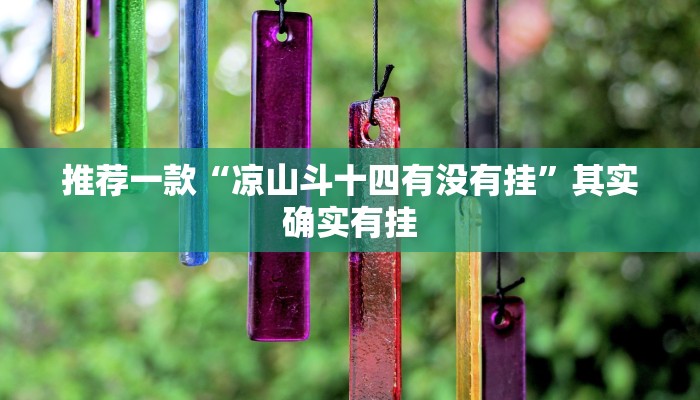 推荐一款“凉山斗十四有没有挂”其实确实有挂