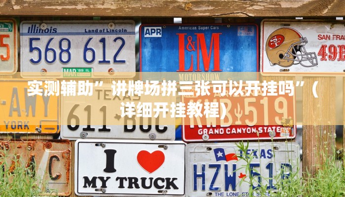 实测辅助”讲牌场拼三张可以开挂吗”(详细开挂教程)