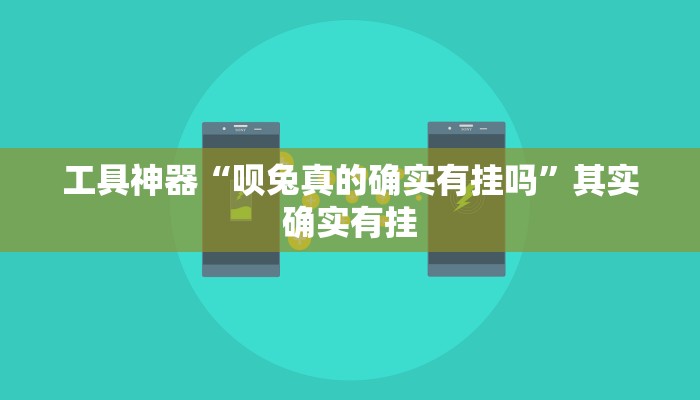 工具神器“呗兔真的确实有挂吗”其实确实有挂