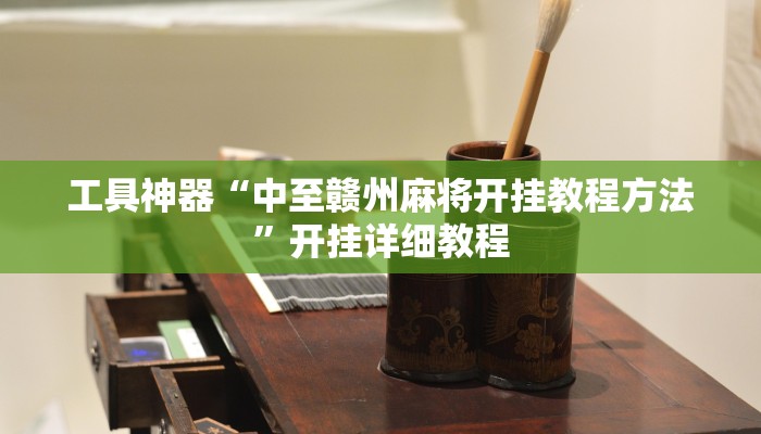 工具神器“中至赣州麻将开挂教程方法”开挂详细教程
