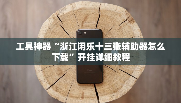 工具神器“浙江闲乐十三张辅助器怎么下载”开挂详细教程