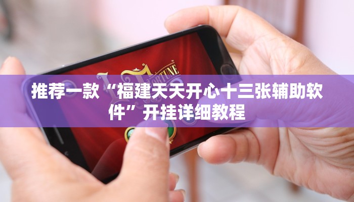 推荐一款“福建天天开心十三张辅助软件”开挂详细教程