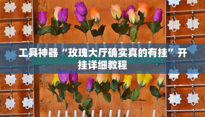 工具神器“玫瑰大厅确实真的有挂”开挂详细教程