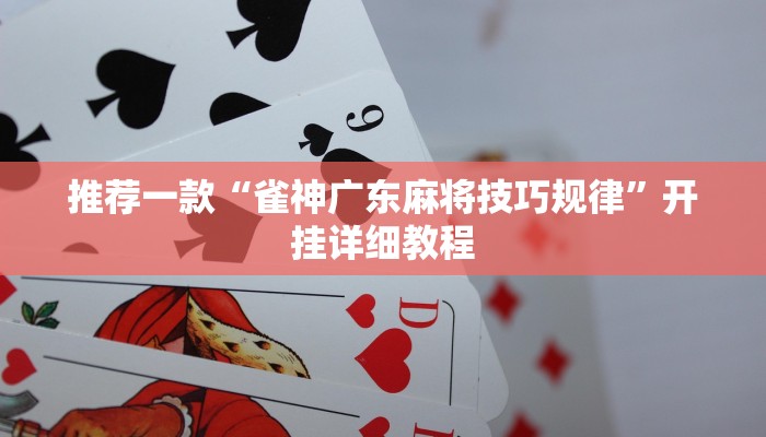 推荐一款“雀神广东麻将技巧规律”开挂详细教程